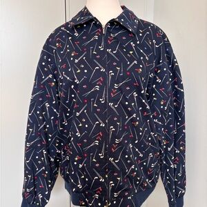 Tabi Golf Club Patterned Jacket 100% Cotton